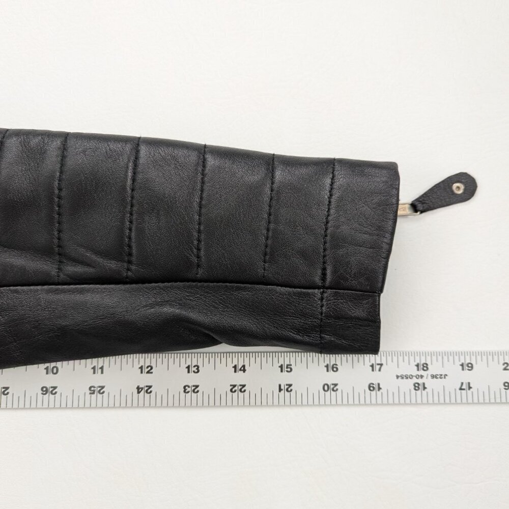 Y&M Leather Women's Leather Moto Jacket XS - Picture 11 of 11